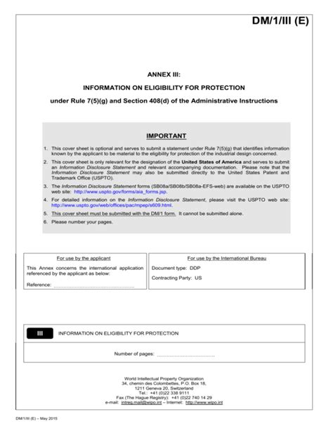 ANNEX 3 – INSTRUCTIONS HOW TO ACCOMPLISH CLAIM .